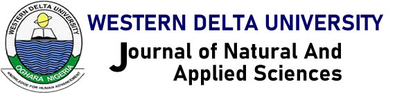 Western Delta University Journal of Natural And Applied Sciences